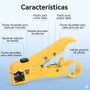 Vention Pelacables Coaxial KEBY0 Amarillo